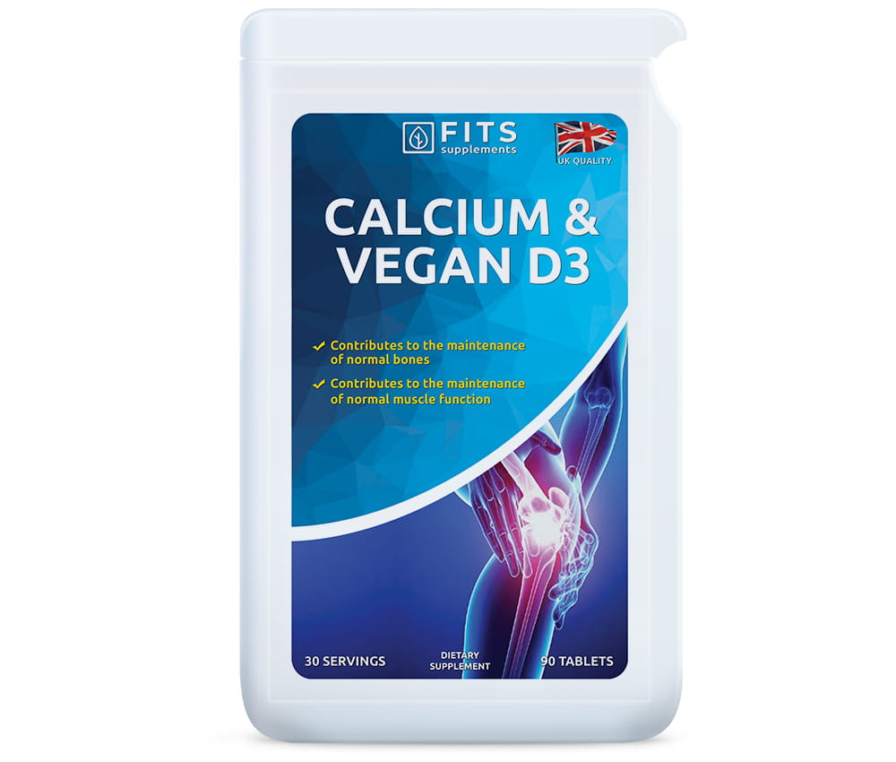 Calcium and Vegan Vitamin D 90 tablets