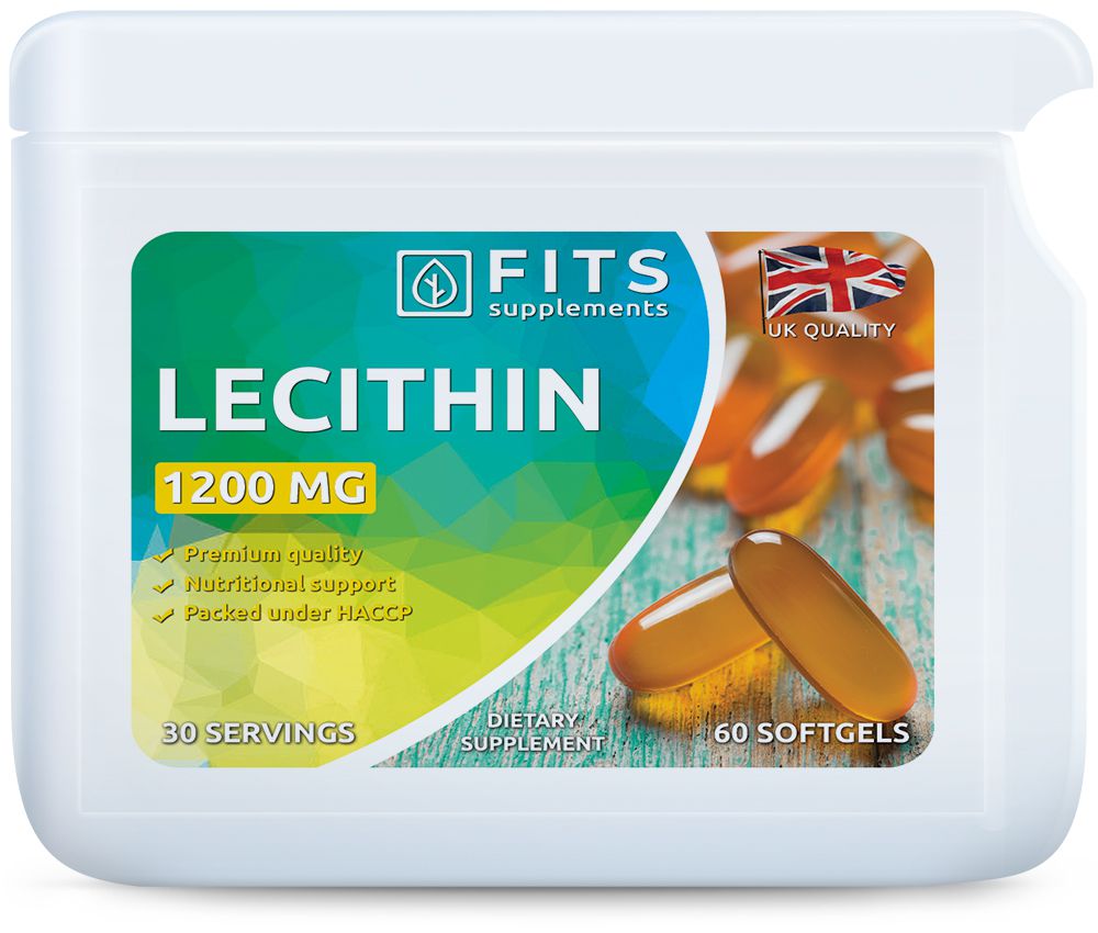 Lecithin 1200mg 60 softgels - FITS Dietary Supplements