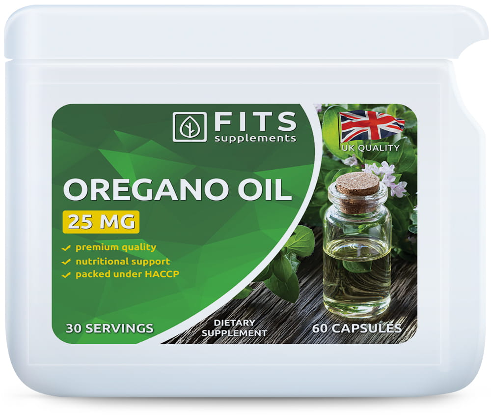 Oregano Oil 25mg 60 capsules