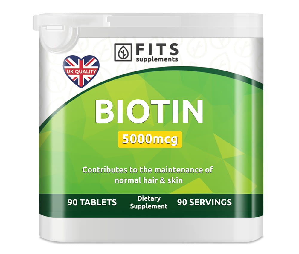 Biotin 5000mcg 90 tablets