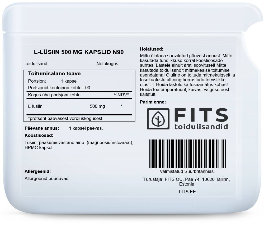 L-Lysin 500 mg Kapseln N90