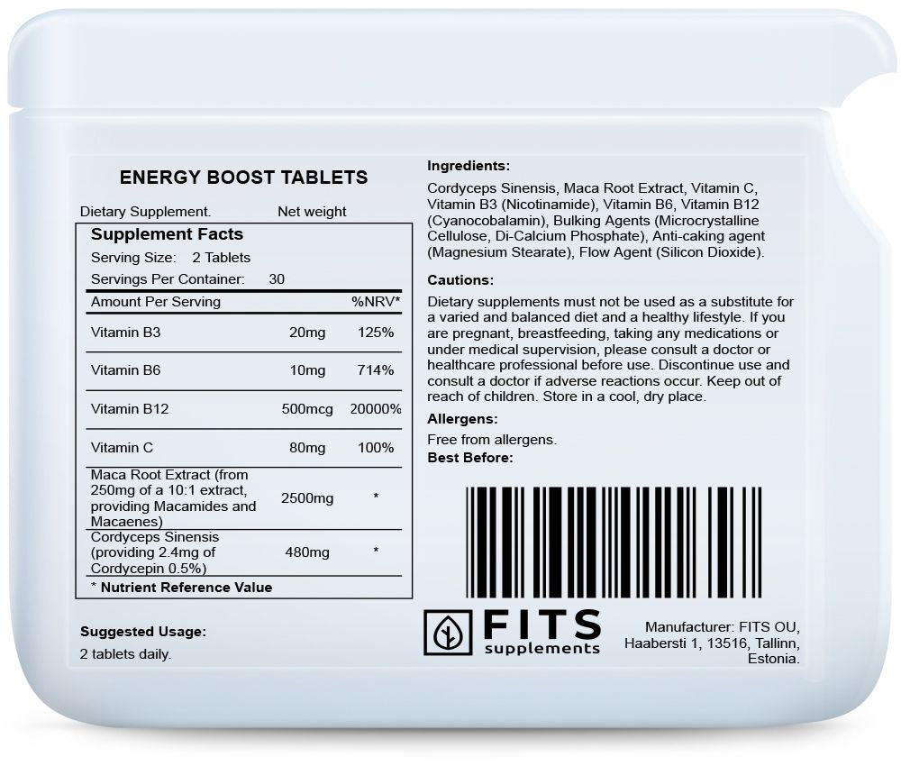 Energy-Boost-Tabletten