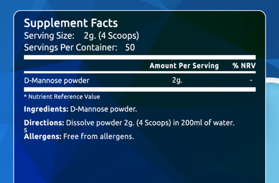 D-Mannose powder 100g