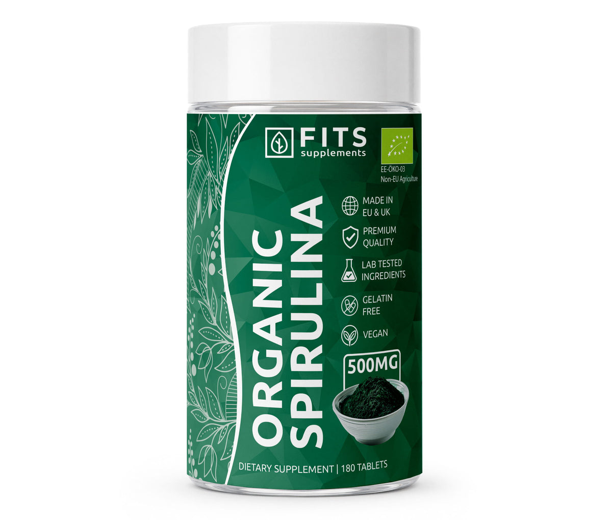 Bio-Spirulina 500 mg 180 Tabletten
