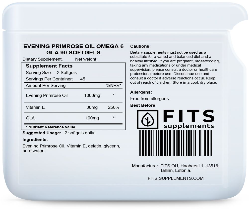 Nachtkerzenöl mega 6 GLA 90 Weichkapseln