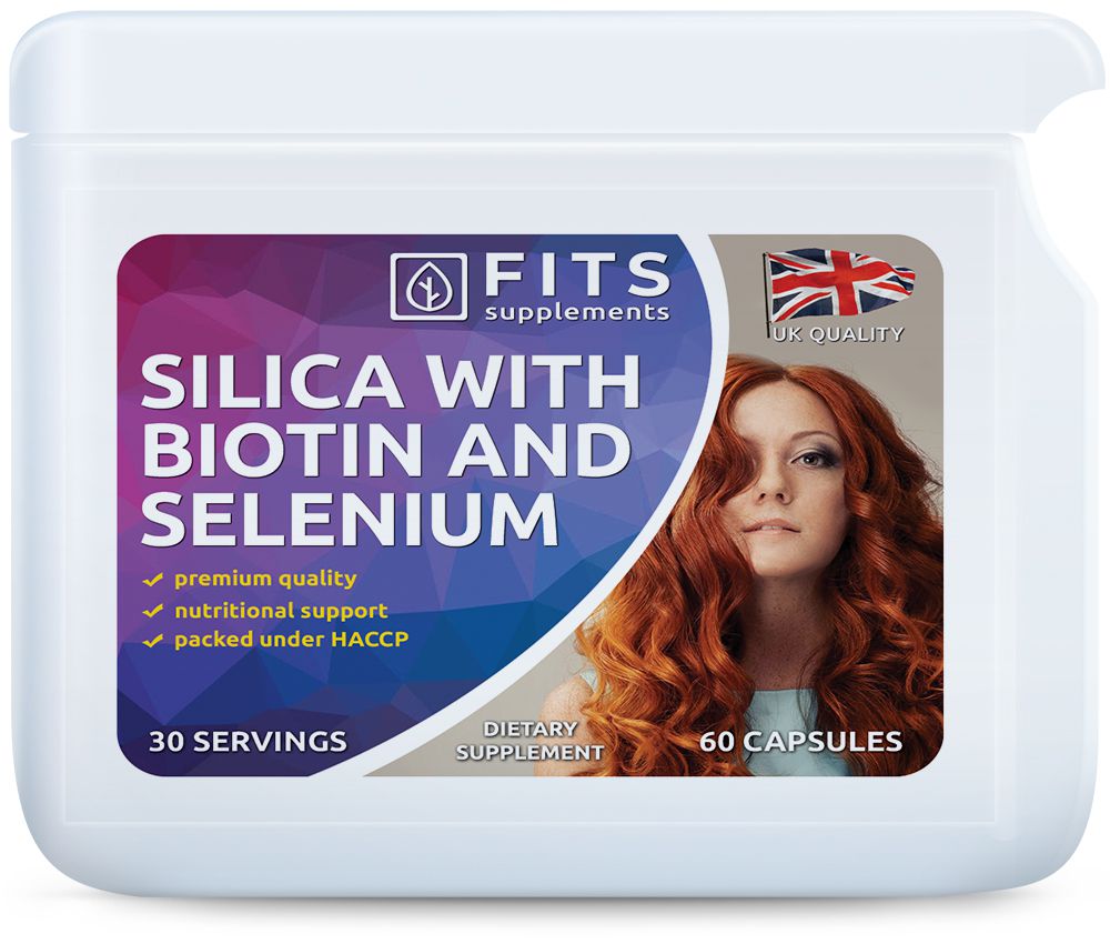 Silica with Biotin and Selenium 60 capsules