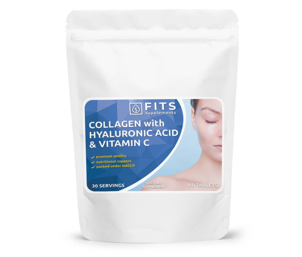 Collagen mit Hyaluronsäure und Vitamin C Tabletten
