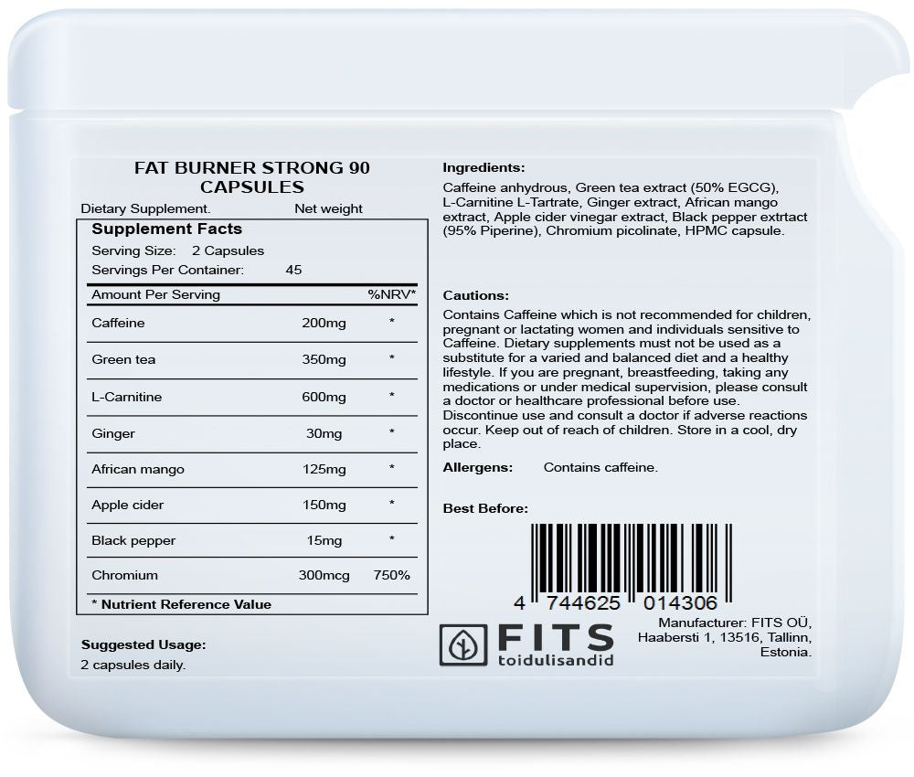 Fat Burner Strong 90 Kapseln