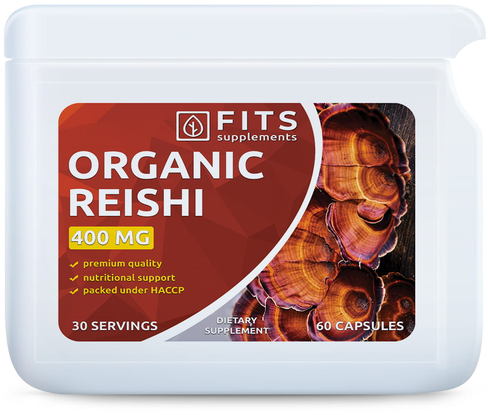 Organic Reishi 400mg 60 capsules