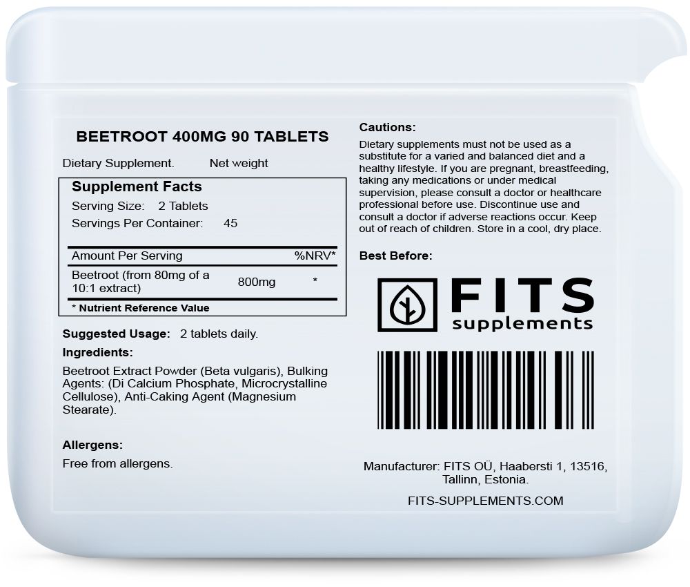 Rote Bete 400 mg 90 Tabletten