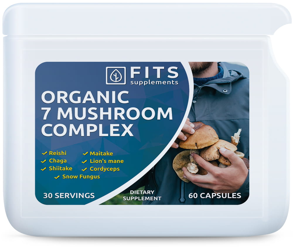 Organic Mushrooms Complex 7 in 1 Kapseln