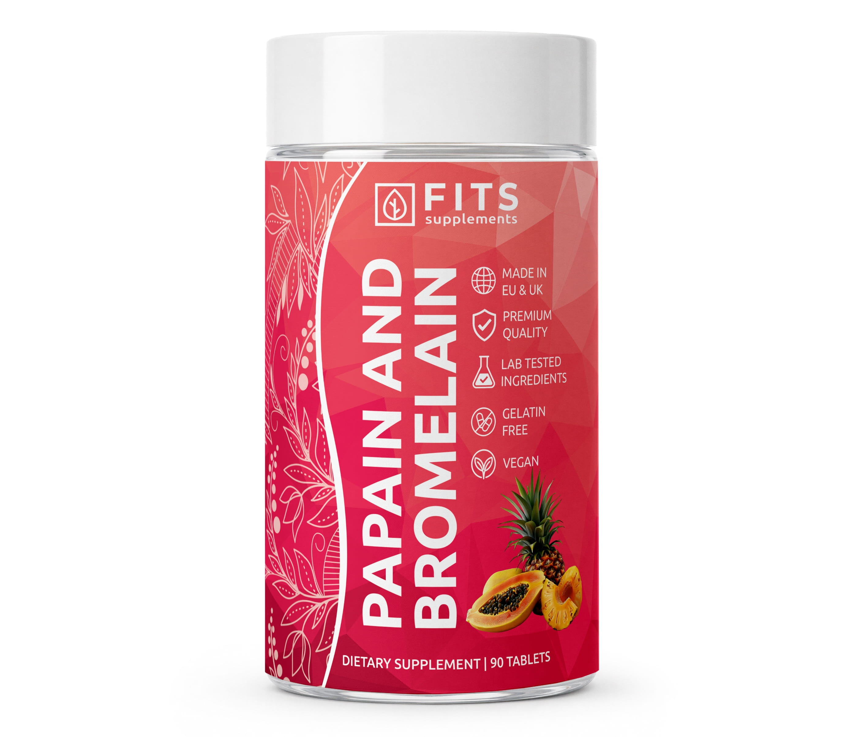 Papain und Bromelain 90 Tabletten