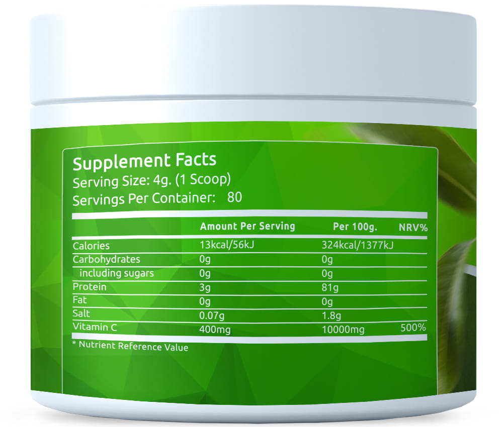 Premium Hydrolyzed Collagen with Vitamin C 320g powder