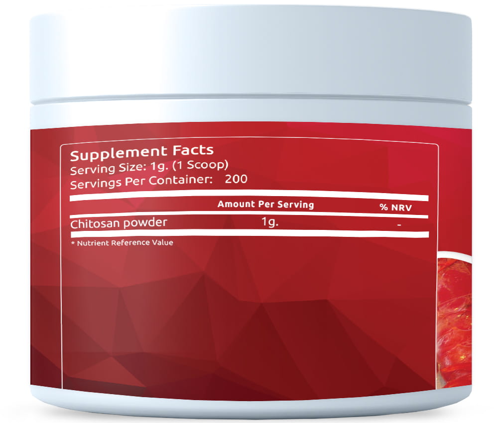 Chitosan powder 200g - FITS Dietary Supplements