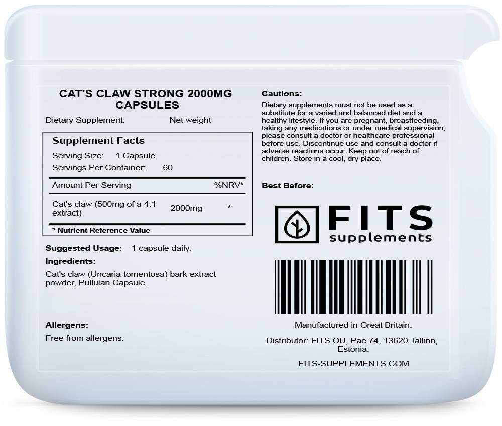Cat's claw Strong 2000mg Kapseln