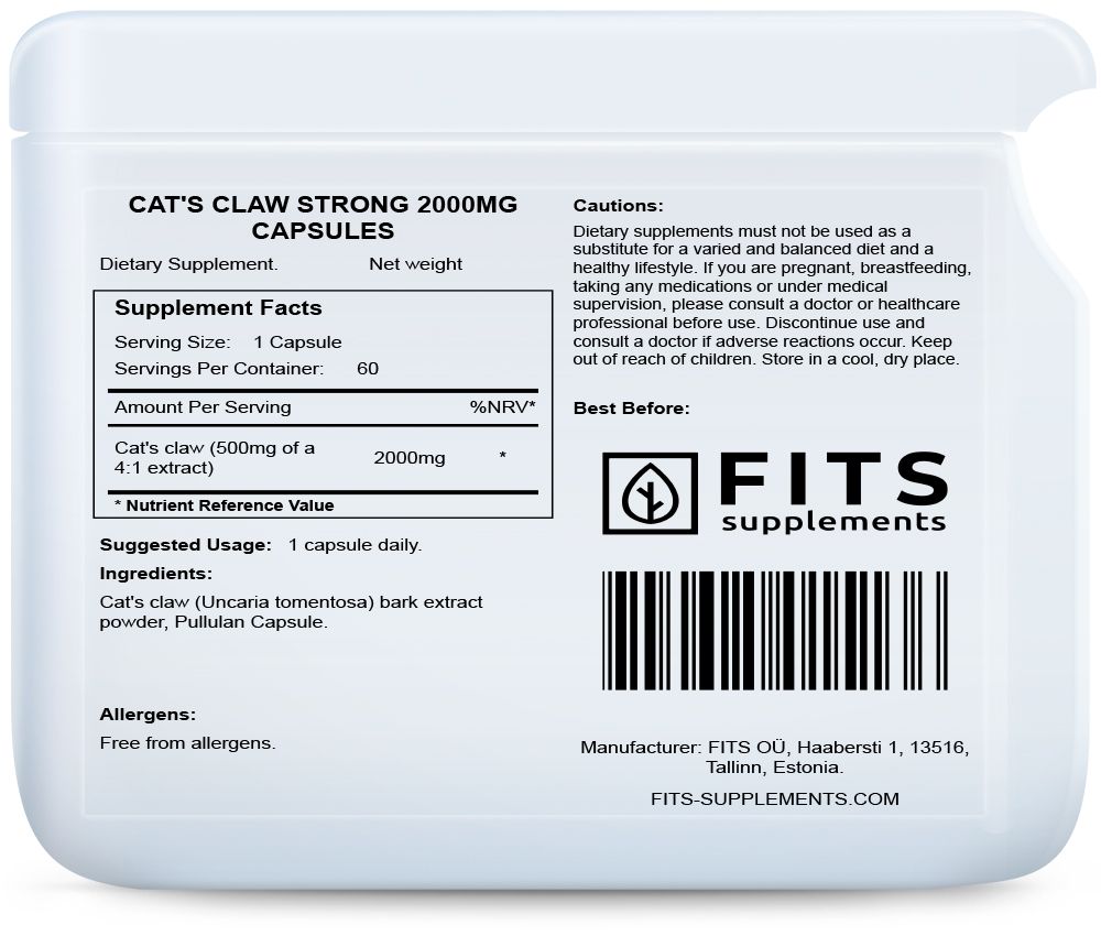 Cat's claw Strong 2000mg Kapseln