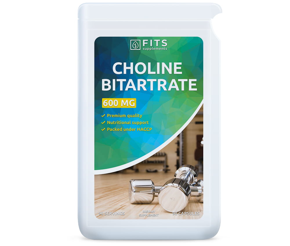 Choline Bitartrate 600mg 90 capsules