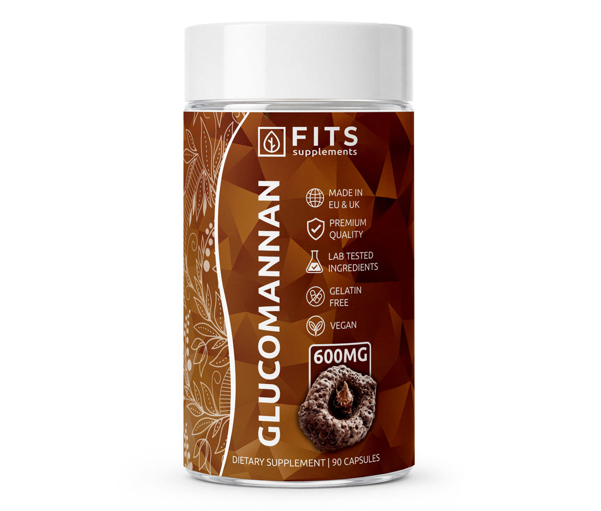 Glucomannan Konjak Strong 600 mg Kapseln