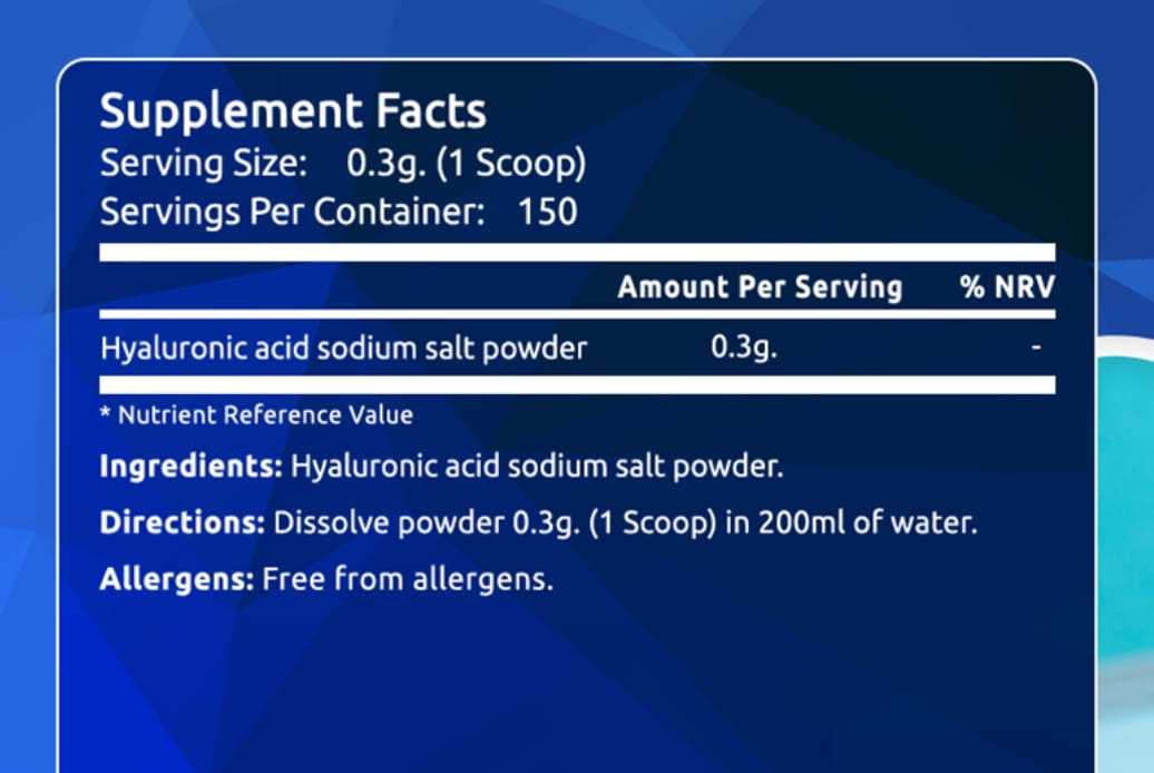 Hyaluronic Acid powder 50g