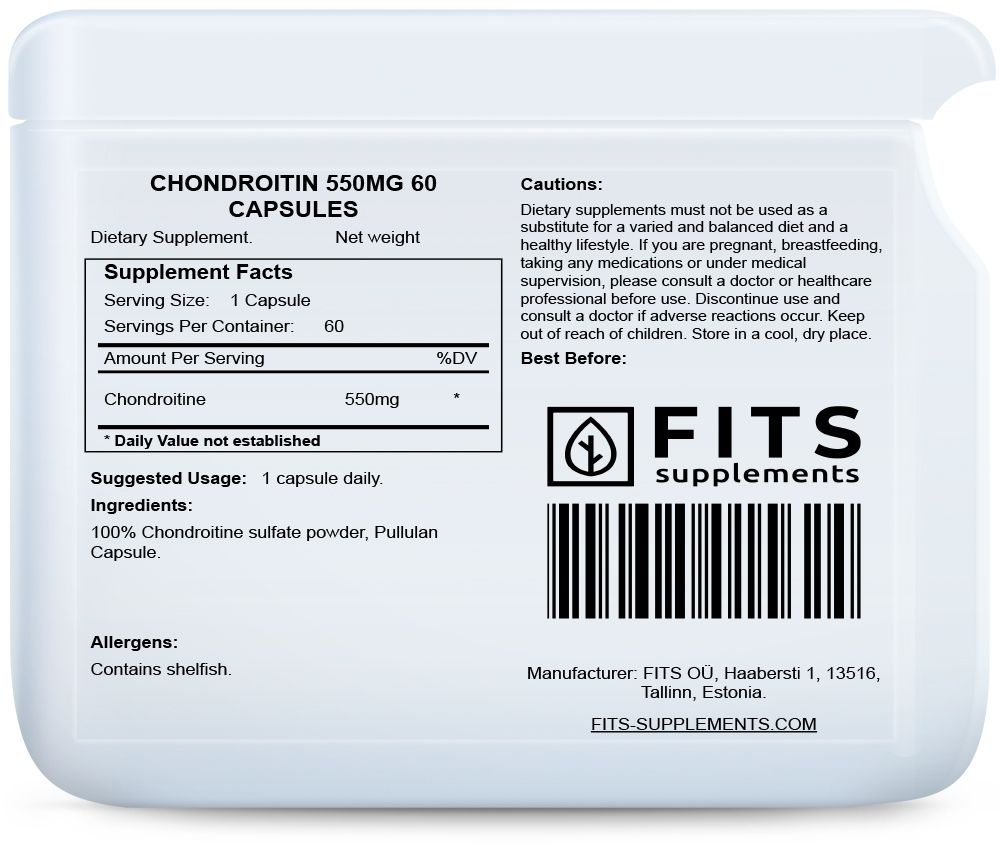Chondroitin 550mg 60 Kapseln