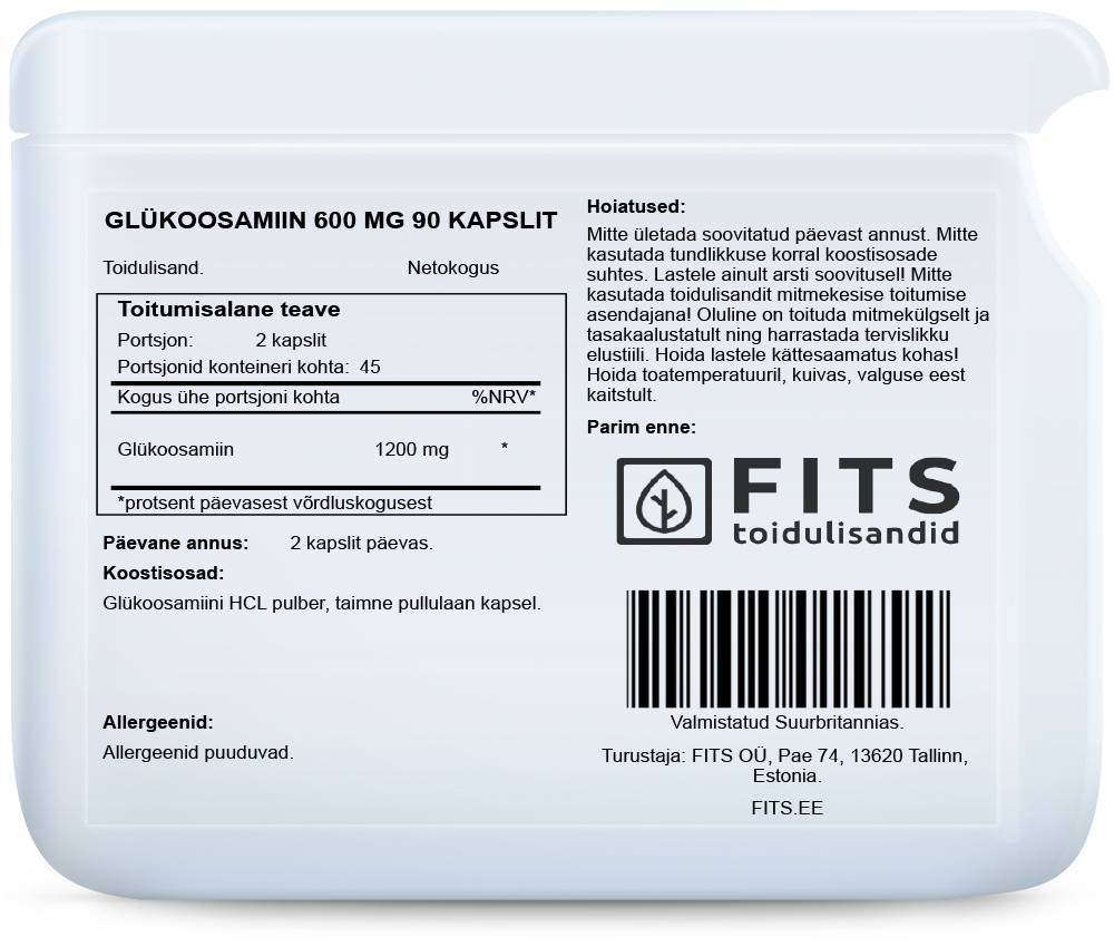 Glucosamin 600 mg 90 Kapseln