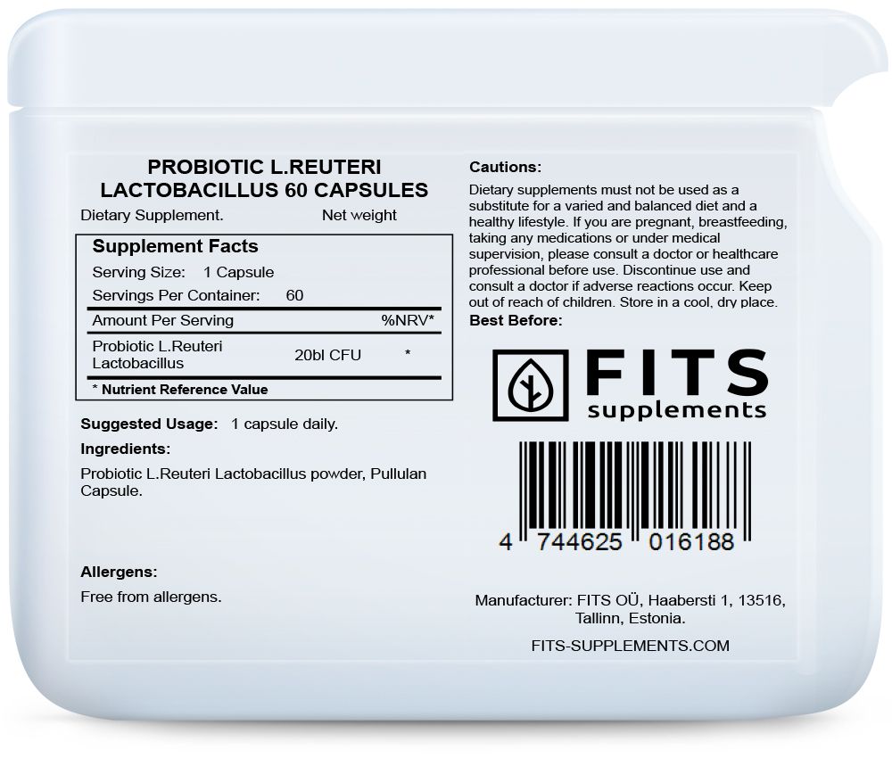 Probiotic L. Reuteri Lactobacillus Kapseln