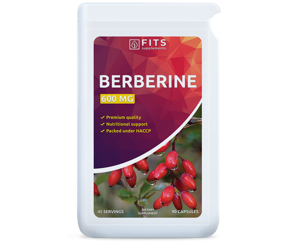 Berberine HCL 600mg 90 capsules