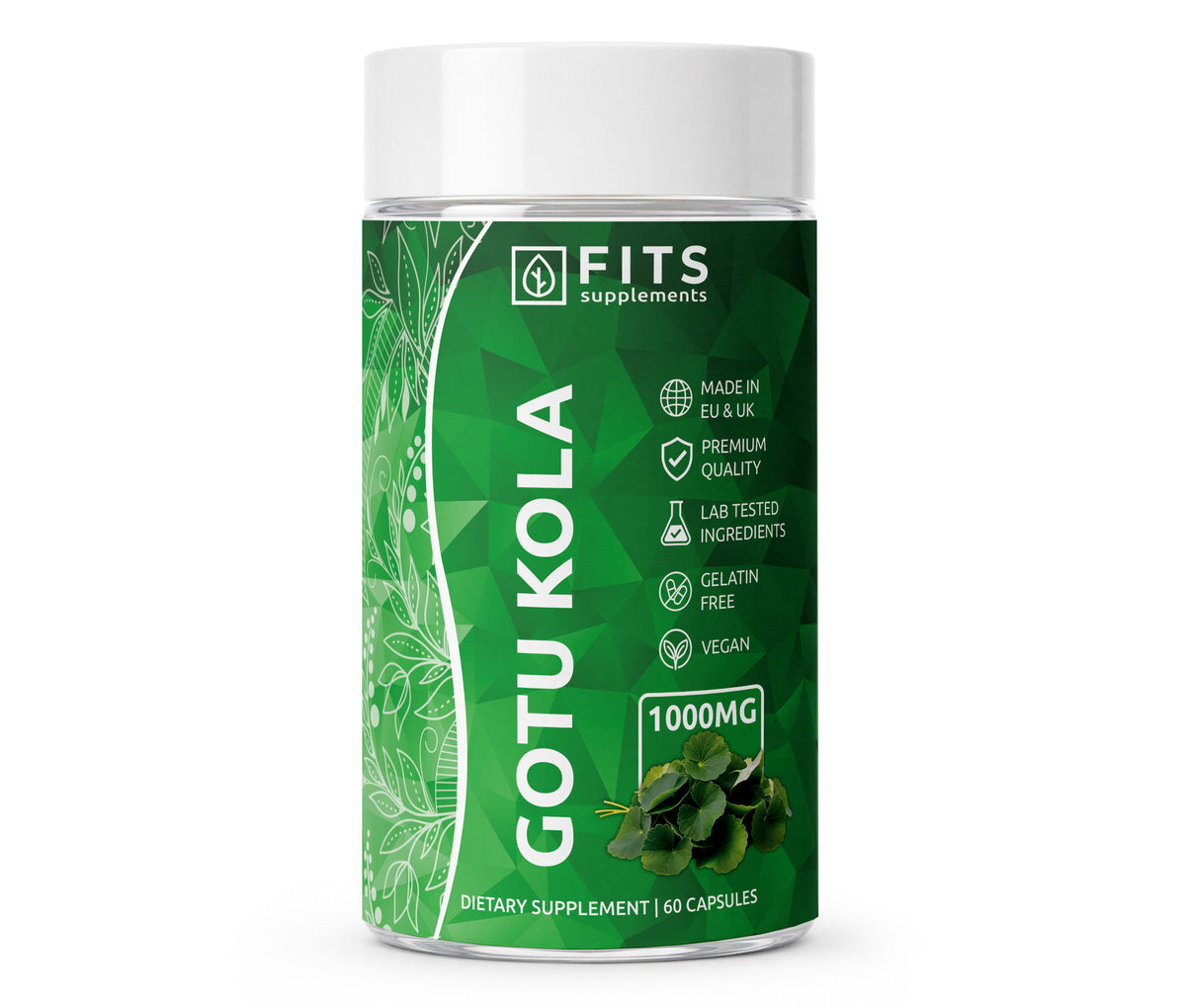 Gotu Kola Stark 1000 mg 60 Kapseln