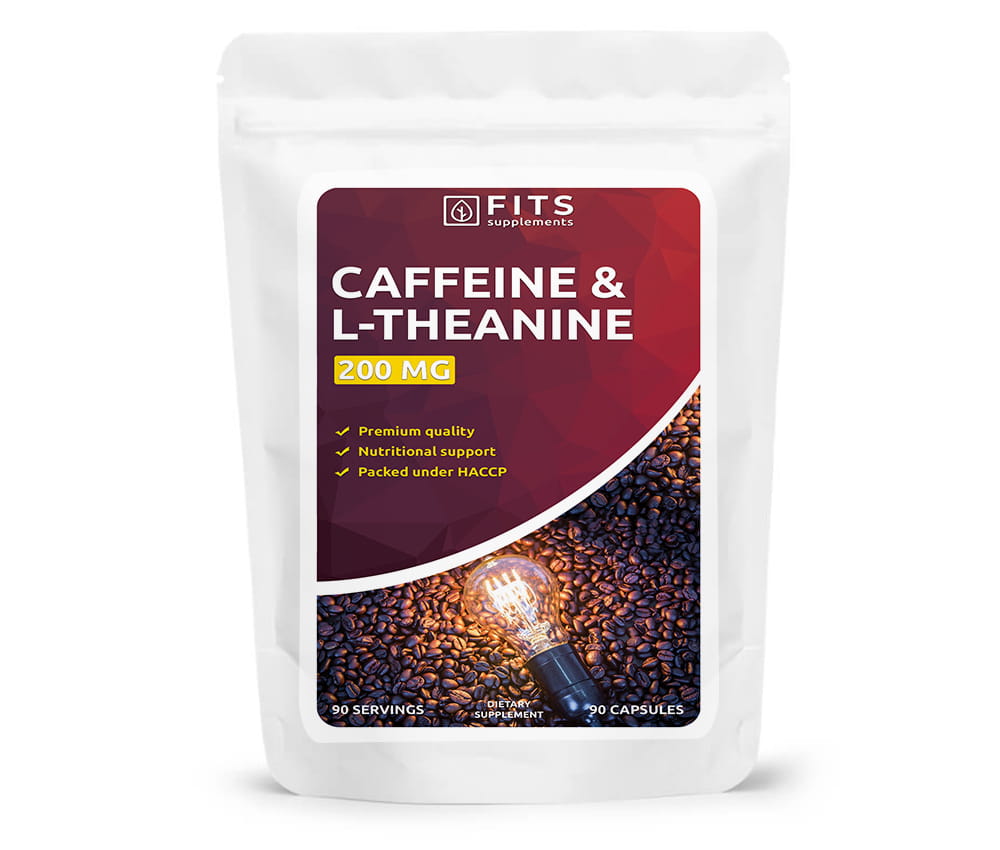 Koffein und L-Theanin 90 Kapseln
