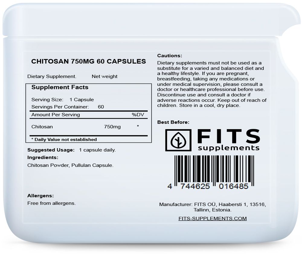 Chitosan 750 mg Kapseln