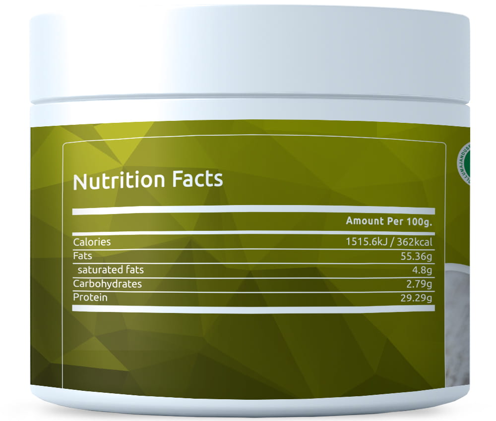 Organic Hulled Hemp Seeds 300g
