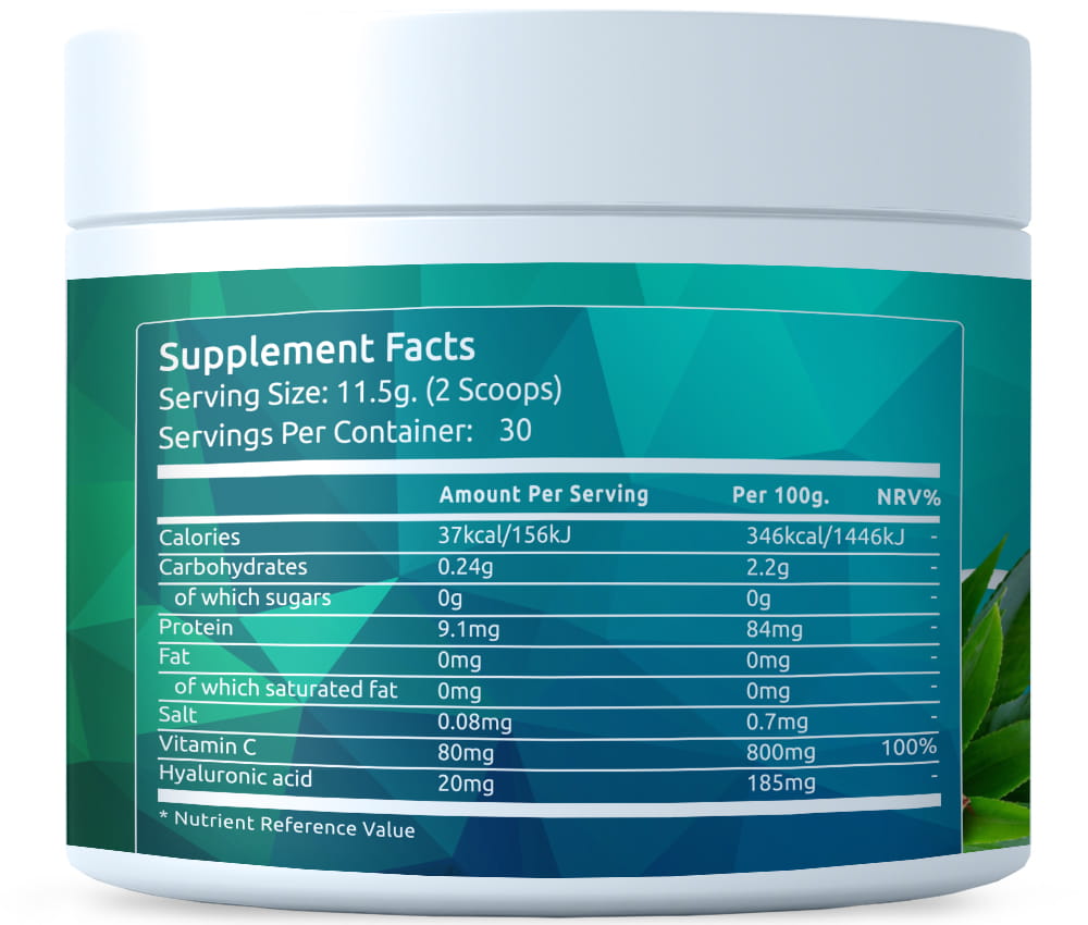Premium Collagen Tropical Pineapple 325g powder