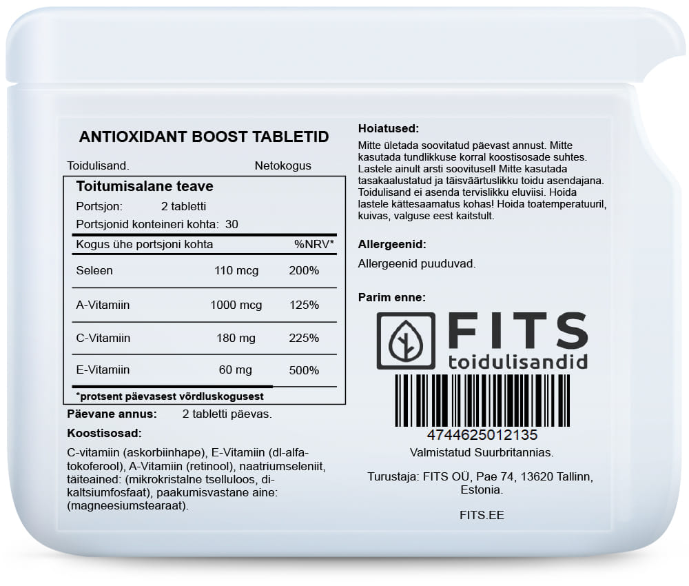 Antioxidant Boost 60 tablets