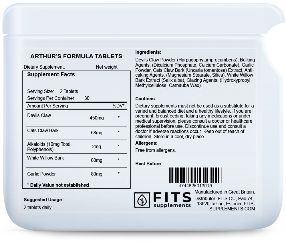 Arthur's Formula Tabletten