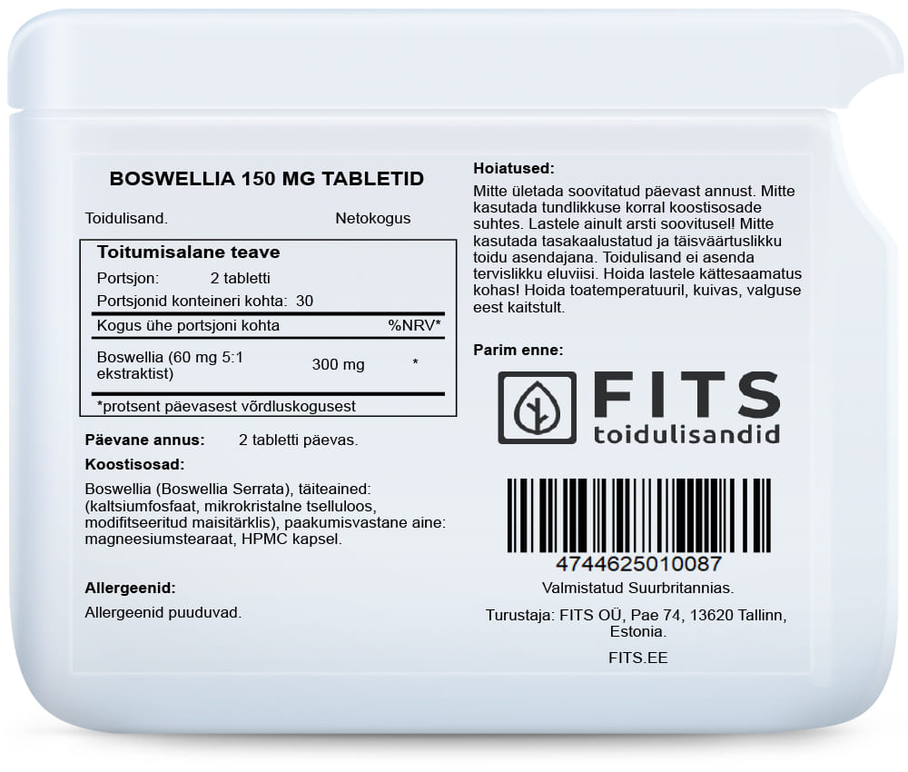 Boswellin 150 mg Tabletten