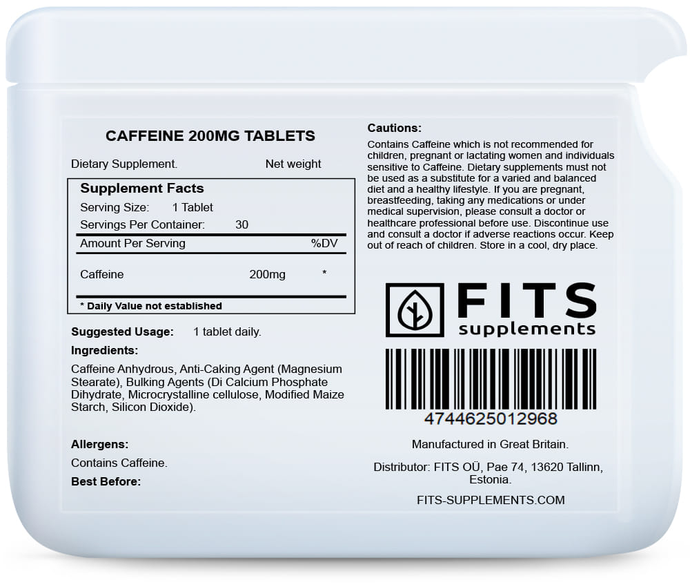 Koffein 200 mg Tabletten