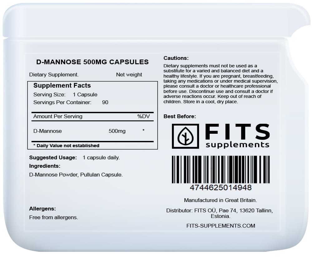 D-Mannose 500 mg Kapseln