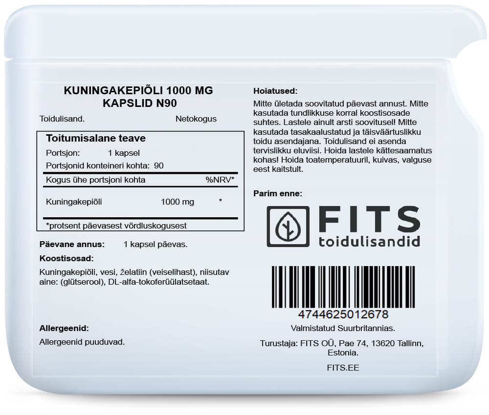 Evening Primrose Oil 1000mg 90 softgels