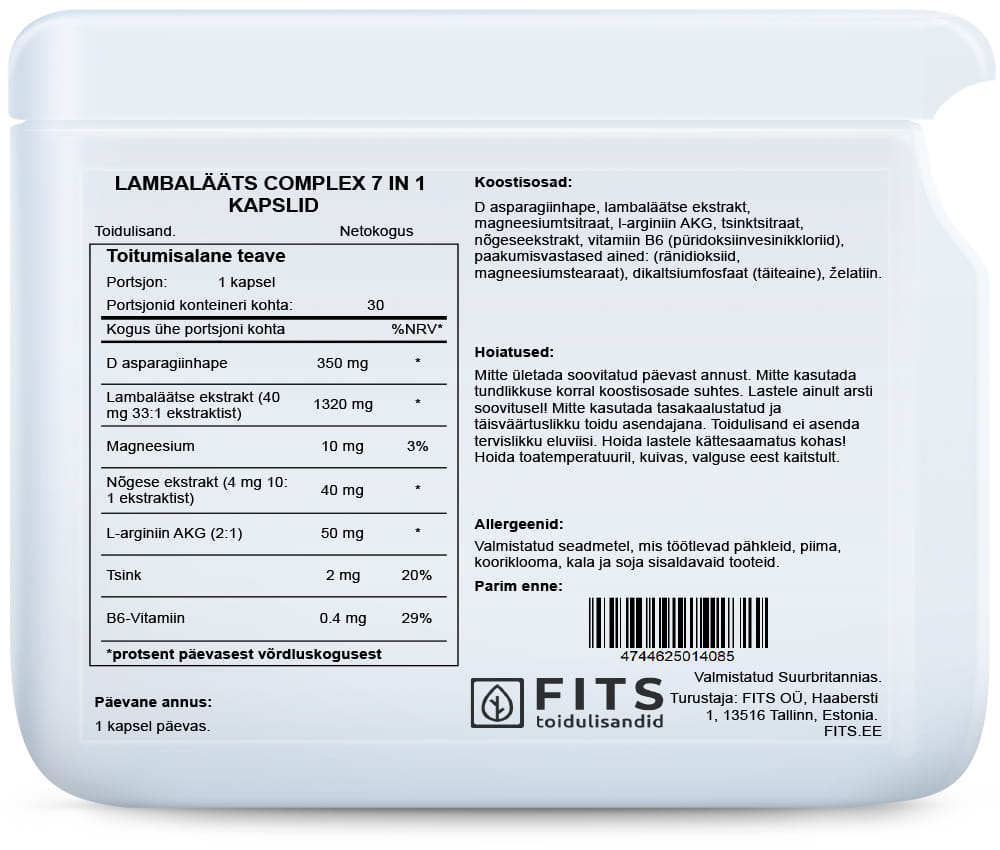 Fenugreek Complex 7 in 1 30 capsules